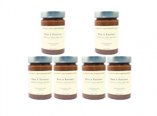 Secrets Incomparables - Pâte à Tartiner Noisette du Piémont IGP Chocolat Lait 200gx6