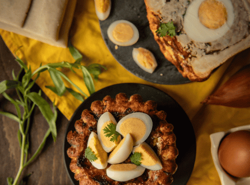 NONAM® par Manon Montessuit - 2 tranches de Pâté-(en)-Croûte de Pâques