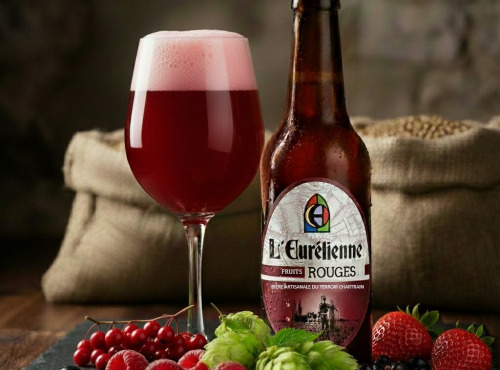 Bière L’Eurélienne – Brasserie de Chandres - 6 X BIERES FRUITS ROUGES L'Eurélienne 33CL