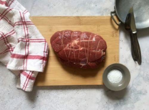 La Ferme du Poublanc - Famille LAFFARGUE - [Précommande] Rôti de Veau 1kg Salers Bio Spécial Pentecôte