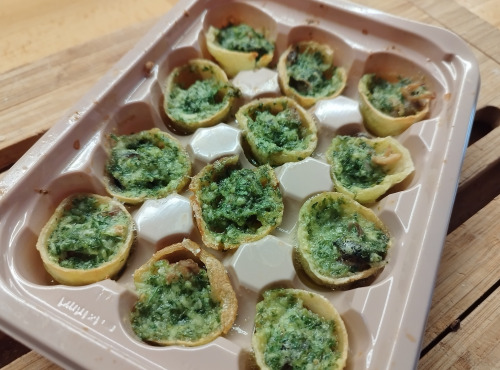 Maison du Nombre d'Or - lot de 10 "Escargots Nature en Croquilles beurre d'ail"