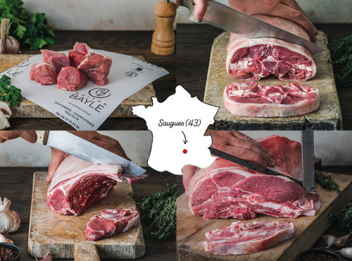 Maison BAYLE - Champions du Monde de boucherie 2016 - Colis Spécial - Agneau de Saugues (43) paques