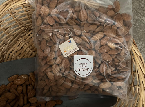 Les amandes et olives du Mont Bouquet - Amandes Françaises variété Ferrastar 1kg