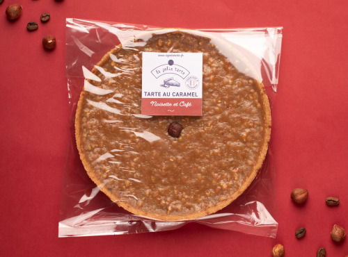 La Jolie Tarte - Tarte au caramel et noisette café - 360g