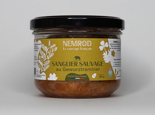 Nemrod - Terrine de Sanglier au Gewurztraminer - 180 g