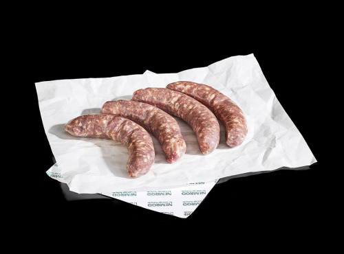 Nemrod - Saucisses de Sanglier au Poivre (Par 4) (130g/pièce - 520g/colis)