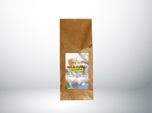 Adal Terra - Pâtes - Maxi Fusilli de Blé Khorasan Biodynamique 400G