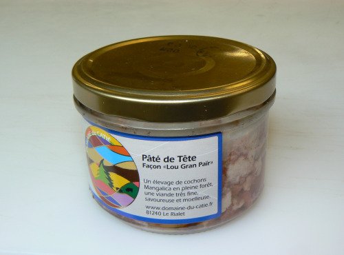 Domaine du Catié - Pâté de Tête Façon "Lou Grand Païr" de porc Mangalica - 100g x 6