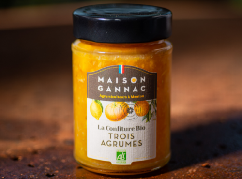 Maison Gannac - Confiture Bio aux trois agrumes - 210 gr