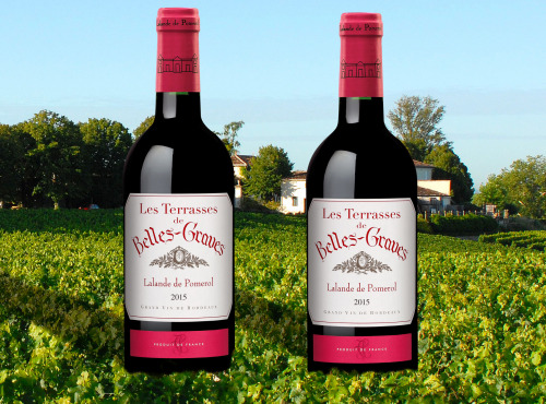 Château Belles-Graves - AOC Lalande de Pomerol 2015 - Les Terrasses de Belles-Graves 2x75cl