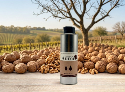 Huilerie d'Auron - Huile vierge de noix douce 0,25L - Origine France