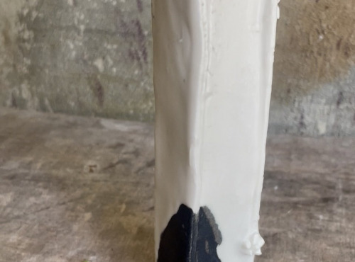 Atelier Eva Dejeanty - Soliflore en porcelaine Minéral Black & White
