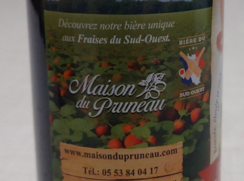 Maison du Pruneau - Cueillette du Gascon - Bière a à la Fraise La Genèse Ramène sa Fraise