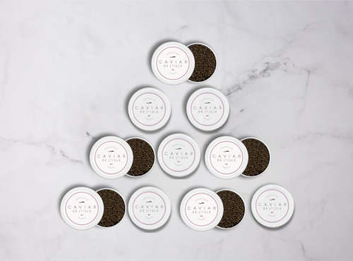 Caviar de l'Isle - Caviar Baeri Français Lot de 10 boîtes de 30g - Caviar de l'Isle