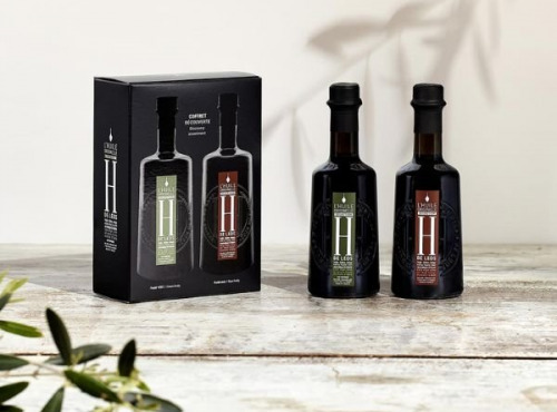 Domaine de LEOS - Coffret découverte - L'Huile d'olives Fruité Vert & Fruité mûr - 2x100ml