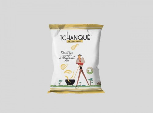 Les Tchanqués - Chips Artisanales Sel de Salies de Béarn 45g x 50