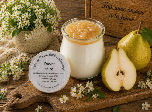 Gaec de l'Elanion - Yaourt Confiture Poire 125g