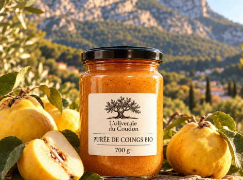 L'OLIVERAIE DU COUDON - PUREE DE COING BIO 700GR