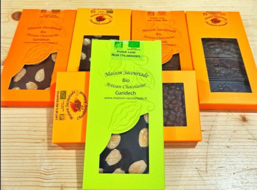 Ferme des Fabres, Vos Manges Gardiens - Chocolat BIO Noir Amandes 100g