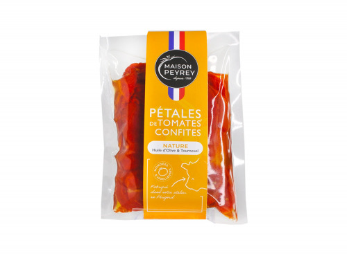 Maison Peyrey - Pétales de Tomates® Confites - Nature, à l’huile - 150 g