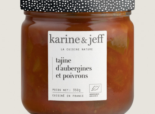 Karine & Jeff - Tajine d'aubergines et poivrons 6x500g