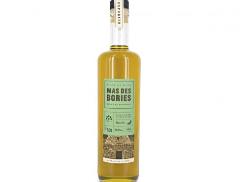 Mas des Bories - Huile d'olive au basilic 50cl