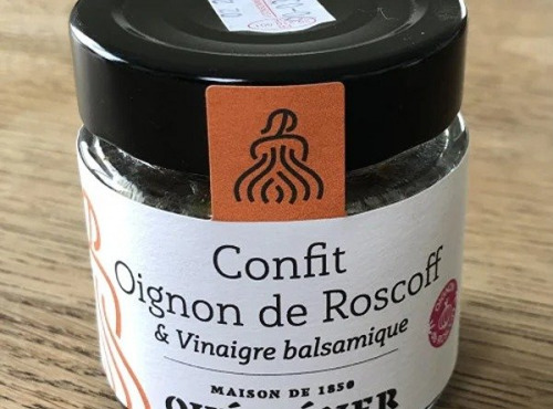 Maison Quéméner - Confit d'Oignon de Roscoff AOP & Vinaigre balsamique x 16 pots