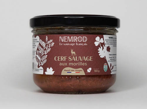 Nemrod - Terrine de Cerf aux Morilles - 12x180g