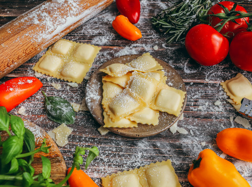 Saveurs Italiennes - Raviolis au poivron et au chorizo - 6 pers