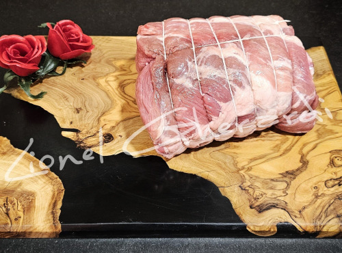 Boucherie Charcuterie Traiteur Lionel Ghérardi - Rôti d'Echine de Porc sans Os Label Rouge - 1000g