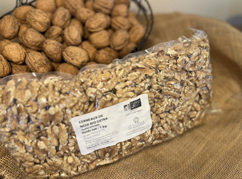 La Noyeraie des Borderies - Cerneaux de Noix Bio (gros morceaux et brisures) sac de 3kg RÉCOLTE 2025