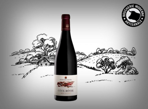 Boucherie Moderne - Vin rouge Mon Village - Côte rôtie 75cl