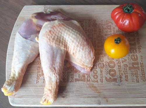 Les Volailles de la Garenne - Cuisses poulet fermier Label Rouge x 4