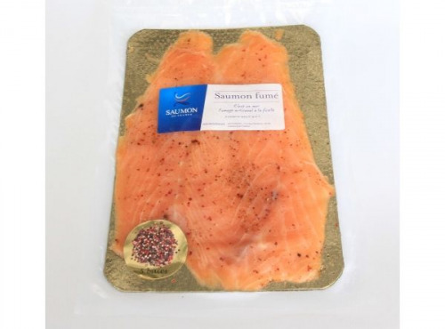 Saumon de France - Z - Saumon de France mariné aux 5 baies - 4 tranches - 180 g