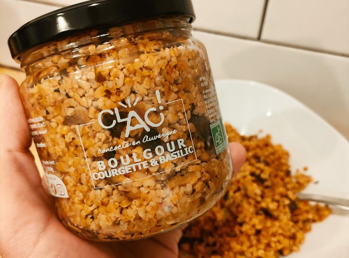 CLAC Conserverie - Boulgour courgette et basilic bio - 350g