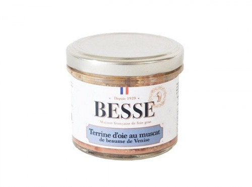 Foie Gras BESSE - Terrine d'oie au Muscat de Beaumes de Venise 100g