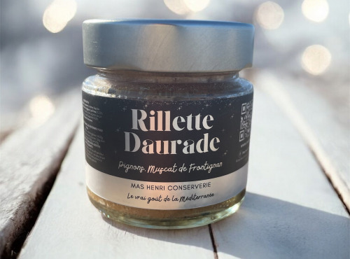 Mas Henri - Rillette Noël Dorade pignons muscat de Frontignan