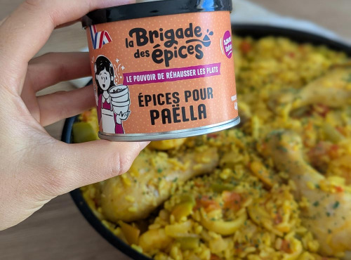 La Brigade des Epices - Épices pour paëlla au safran (3,2%) - 40g