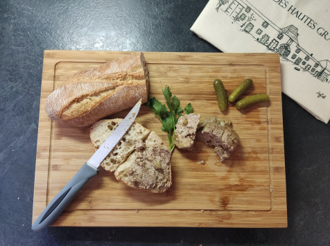 Ferme des Hautes Granges - Tranche de terrine de lapin par 200gr