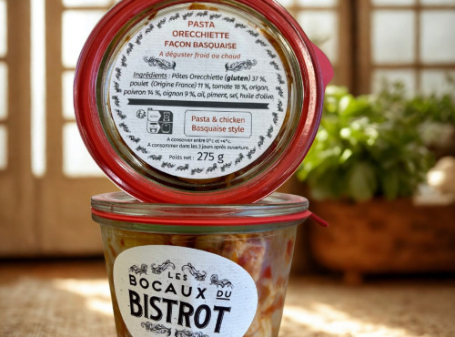 Les Bocaux du Bistrot - Pasta Orecchiette, courgettes et tomates persillade