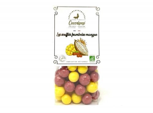 Cocoripop - Soufflés mangue framboise - 100g