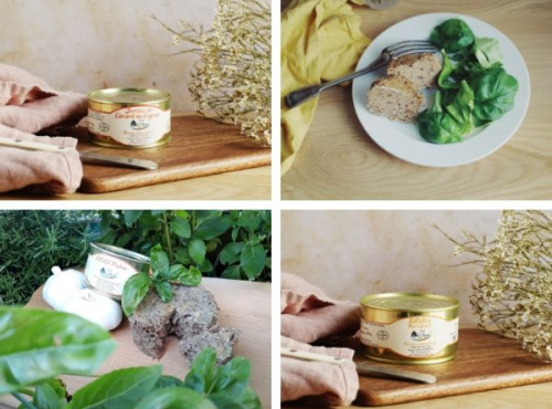 Ferme Caussanel - Petit Lot des Causses : Rillettes Natures et Pistou, Pâté de Foie Gras aux Figues, Terrine au Cognac