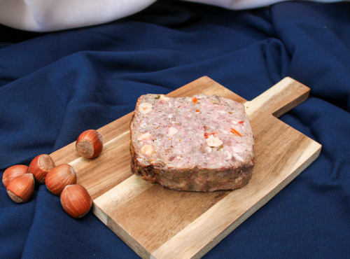 Nemrod - Tranche de terrine fraîche de chevreuil aux noisettes (200g)