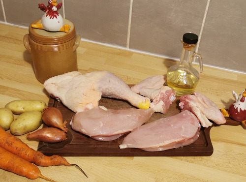 Fermette des Landes - Poulet fermier découpé 1,7kg