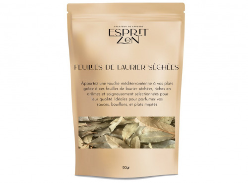 Esprit Zen - Laurier - Feuilles séchées - Sachet Zip 50g