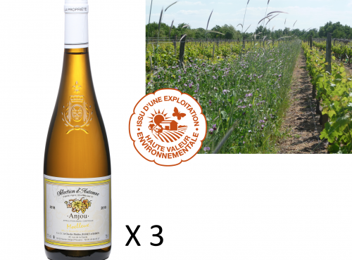 Château de Belleville Maison Baron - Aoc Anjou Blanc Moelleux 2020 : Sélection D’automne. 3 Bouteilles