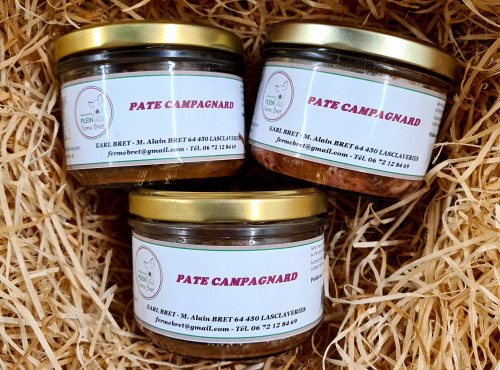 Ferme Bret - Lot de 3 Paté campagnard - Ferme Bret Porc Plein Air