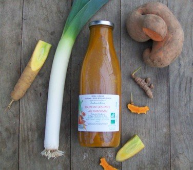 HERBA HUMANA - Soupe de légumes au curcuma 75 cl