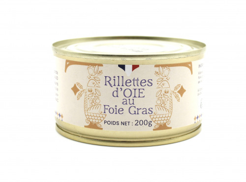 Ferme des Fayards - Rillettes d’Oie au foie gras 30% 200g