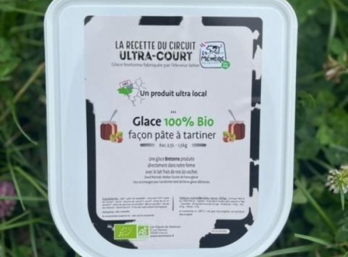 Les Glaces du Semnon - La Mémère - Glace Pate à Tartiner 100% Bio 2,5L